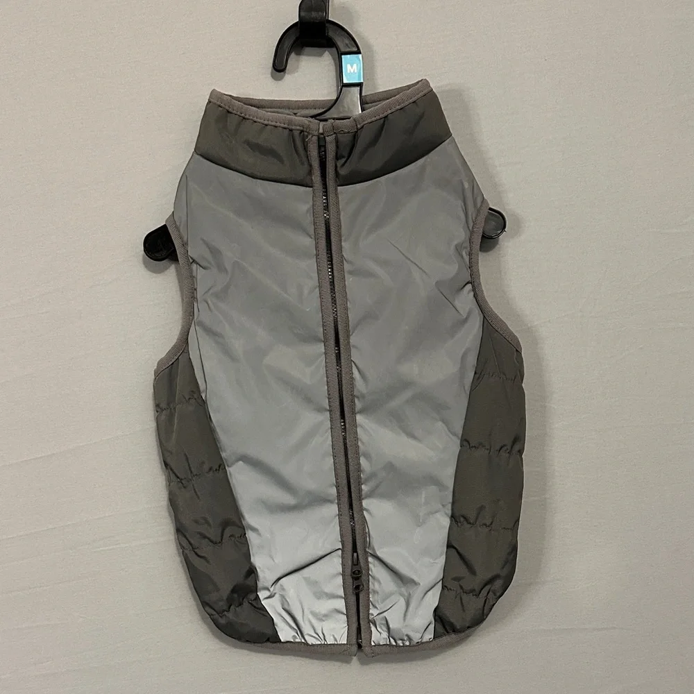 Youly Medium Dog Reflective Gray Vest